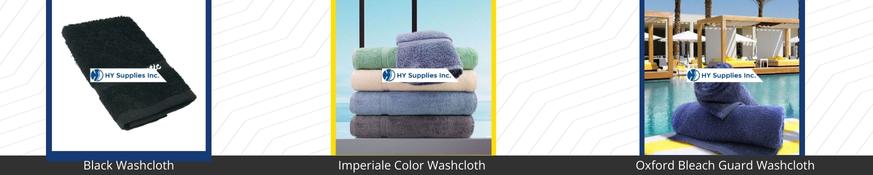 Multi-Color Washcloths in Bulk